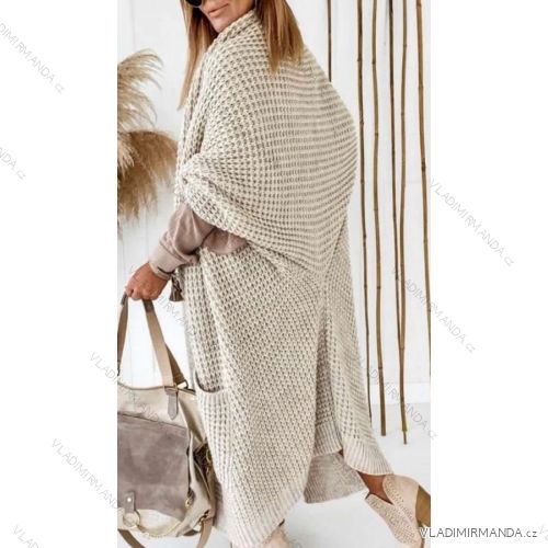 Cardigan knitted thin spring long sleeve women (UNI S / L) ITALIAN FASHION IMK20110