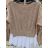 Women's Long Sleeve Sweater (S / M ONE SIZE) ITALIAN FASHION IMM219072