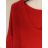 Knitted Dress Ala Sweater Long Sleeve Women's Plus Size (XL / 2XL ONE SIZE) ITALIAN FASHION IM4212262