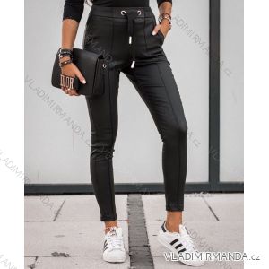 Women's leatherette long pants (S-XL) ITALIAN FASHION IMWA217238