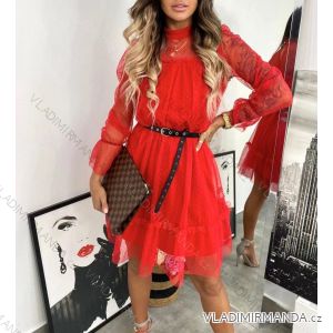 Women's Long Summer Long Sleeve Dress (S / M ONE SIZE) ITALIAN FASHION IMWG216100