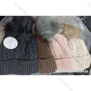 Winter hat with pompon women (ONE SIZE) WROBI PVB21104142