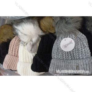 Winter hat with pompon women (ONE SIZE) WROBI PVB21104142