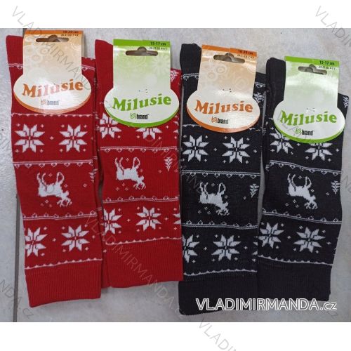 Knee socks with bow women (one size) ZAKOLANOWKI MILENA DPP20010