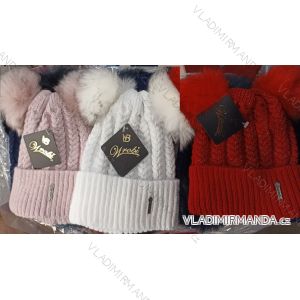 Winter hat with pompon women (ONE SIZE) WROBI PVB21104142