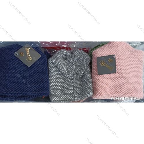 Winter hat with pompon women (ONE SIZE) WROBI PVB21104142