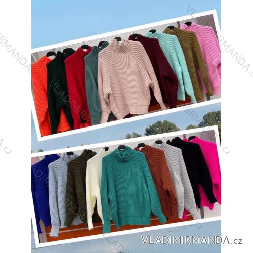 Women's Long Sleeve Sweater (S / M ONE SIZE) ITALIAN FASHION IMWA216590