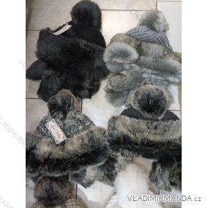 Winter hat with pompon women (ONE SIZE) WROBI PVB21104142