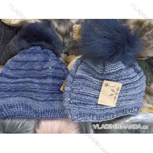 Winter hat with pompon women (ONE SIZE) WROBI PVB21104142