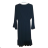 Dress with 3/4-sleeve ladies pocket (uni sl) ITALIAN Fashion IM3181746 black xl/2xl one size