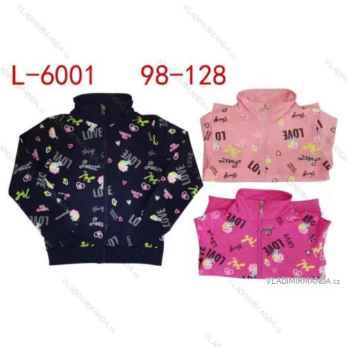 Children's warm sweatshirt girls (98-128) SEZON CK-1016