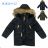 Jacket winter with fur kids adolescent boys (4-12 years) KUGO JK1810