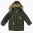 Jacket winter with fur kids adolescent boys (4-12 years) KUGO JK1810