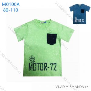 Boys' Short Sleeve T-Shirt with Sequins (98-128) KUGO MC1218