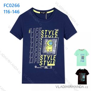 T-shirt short sleeve boys (98-128) KUGO LC5967