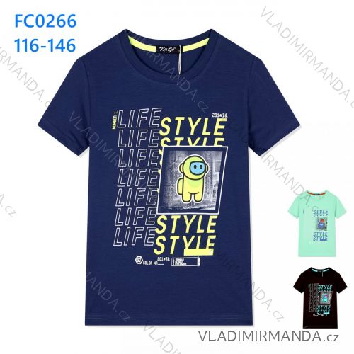 T-shirt short sleeve boys (98-128) KUGO LC5967