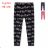 Children's long leggings (98-128 / black) KUGO M0185