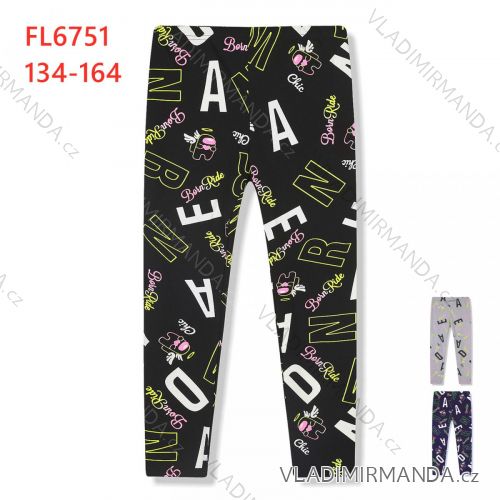 Jeans leggings insulated youth girls (134-164) KUGO KK9947