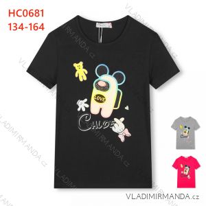 Girls' Short Sleeve T-Shirt (134-164) KUGO SC0368