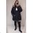 Women's oversized winter jacket (5XL-9XL) POLISH FASHION HKW21964 Tm.modra 4XL