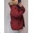 Women's oversized winter jacket (5XL-9XL) POLISH FASHION HKW21964 Tm.modra 4XL