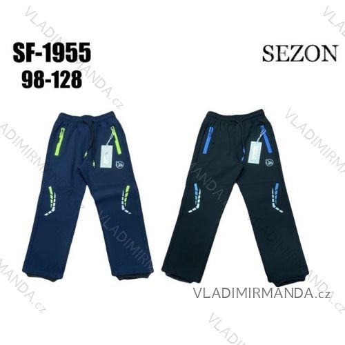 Warm softshell pants children's girls and boys (134-164) SEZON SEZ21SF-1930