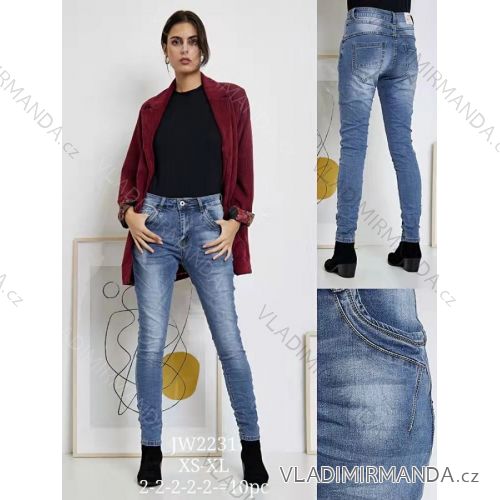 Jeans jeans long women (XS-XL) JEWELLY LEXXURY LEX20C2564