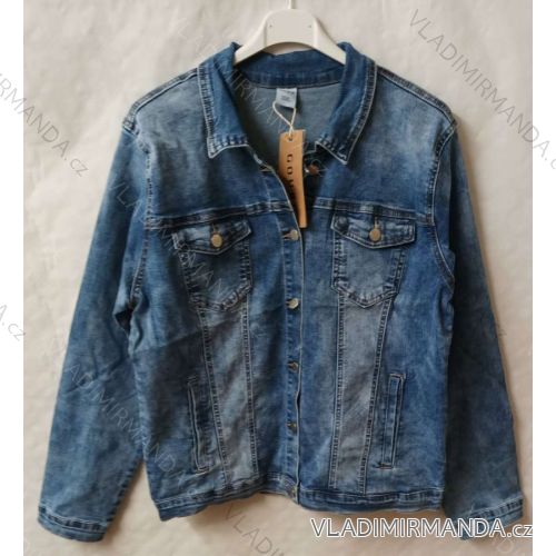 Denim jeans jacket women's (2xl-6xl) GOURD