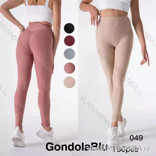 Legíny dlouhé koženkové dámské (S-XL) ITALSKÁ MÓDA IMM216856