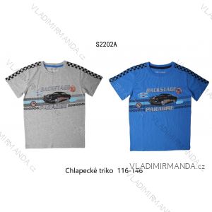 T-shirt short sleeve for children boys (98-128) WOLF S2806