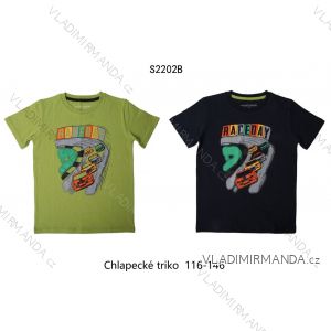 T-shirt short sleeve for children boys (98-128) WOLF S2806