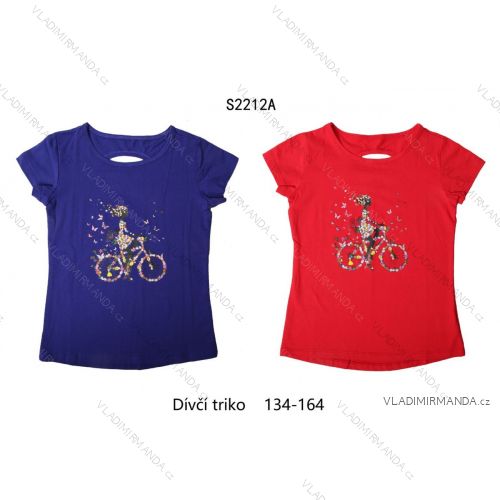 T-shirt short sleeve for children boys (98-128) WOLF S2806