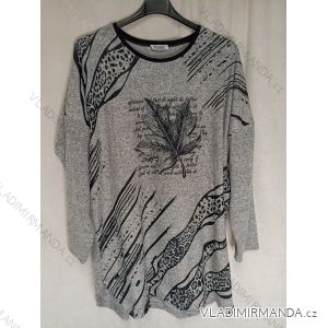 Tunika teplá dlouhý rukáv dámská nadrozměr (XL/2XL ONE SIZE)TURECKÁ MODA TME21012