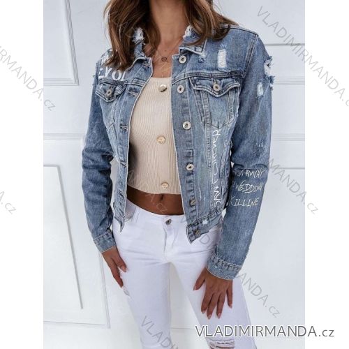 Denim jacket oversize women's (xs-l) Italian fashion IMT19040