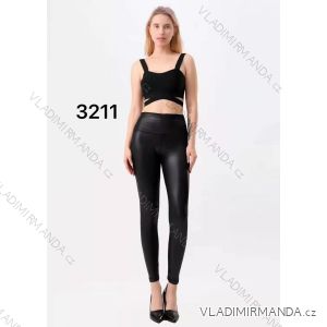 Long leggings WOMEN'S LEATHER (UNI S-M) ITALIAN FASHION IMM20FD3063