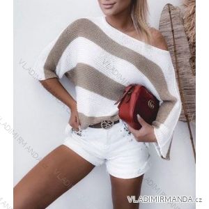 Women's Long Sleeve Sweater (S / M ONE SIZE) ITALIAN FASHION IMWA216590