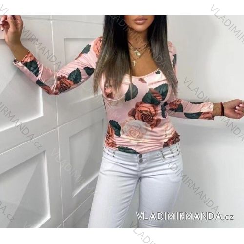 Women's Long Sleeve Sweater (S / M ONE SIZE) ITALIAN FASHION IMWA216590