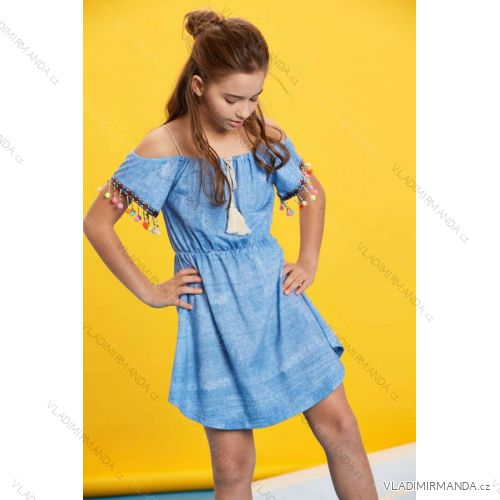 Girl Short Sleeve Dress (110-160) GLO-STORY GYQ-8087