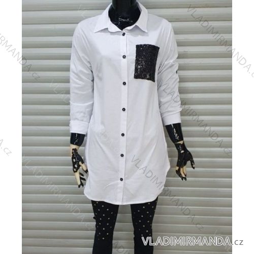 Shirt blouse 3/4 sleeve (UNI XL-3XL) ITALIAN MODA IM420486