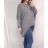 Women's long sleeve sweater (S -M -L ONE SIZE) Italian fashion IM821032