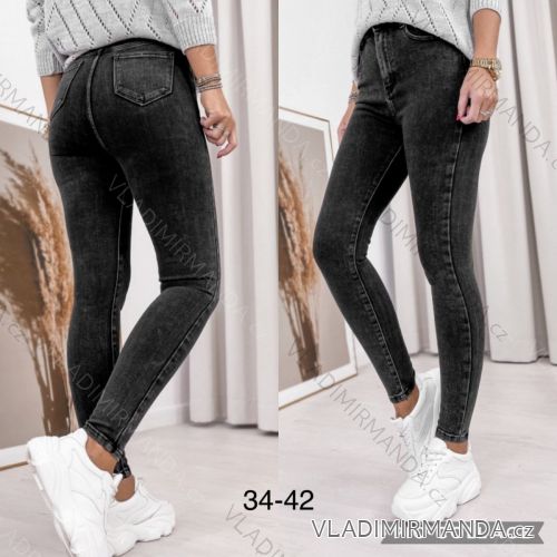 Rifle jeans dlouhé dámské (34-42) M.SARA MSR217244