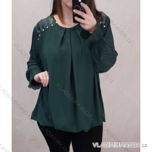 Tunic / blouse long sleeve women's oversized (3XL / 4XL ONE SIZE) ITALIAN FASHION IMWQ2191650