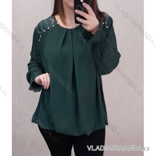 Tunic / blouse long sleeve women's oversized (3XL / 4XL ONE SIZE) ITALIAN FASHION IMWQ2191650