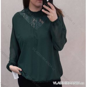 Tunic / blouse long sleeve women's oversized (3XL / 4XL ONE SIZE) ITALIAN FASHION IMWQ2191650