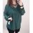 Tunic / blouse long sleeve women's oversized (3XL / 4XL ONE SIZE) ITALIAN FASHION IMWQ2191650