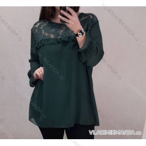 Tunic / blouse long sleeve women's oversized (3XL / 4XL ONE SIZE) ITALIAN FASHION IMWQ2191650