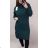 Summer dress 3/4 long sleeve women (uni xl / 2xl) ITALIAN FASHION IMT21S-835 black xl/2xl one size