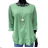 Women's long sleeve blouse (S / M ONE SIZE) ITALIAN FASHION IMWK21011