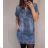 Denim short sleeve dress women (s-xl) GOURD MA120GD6047-J 4XL <p>blue</p>