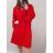 Dress with 3/4-sleeve ladies pocket (uni sl) ITALIAN Fashion IM3181746 Wine